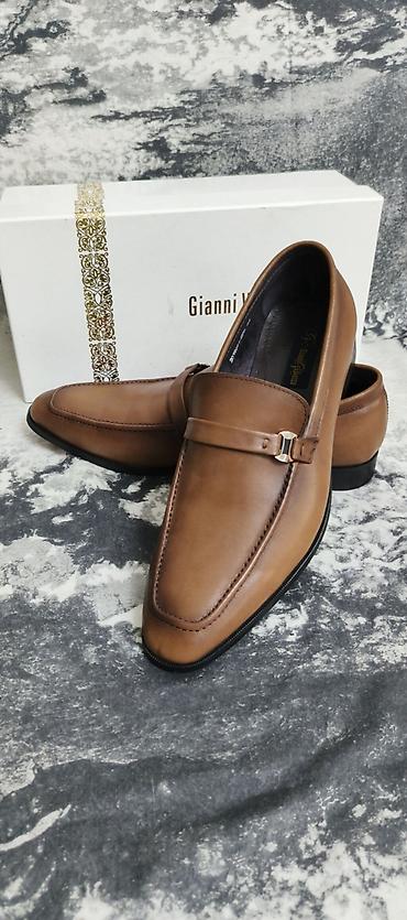 Ayaqqabılar: Кожаные туфли Итальянского бренда Gianni Vikenzo. Размер 44 — 2