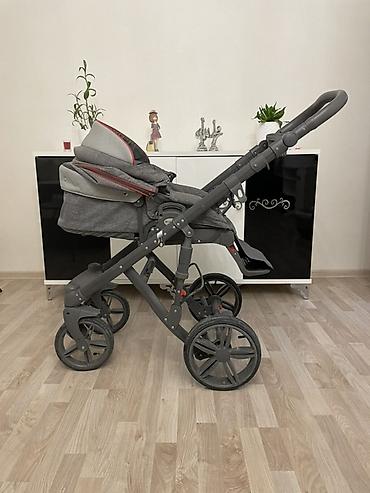 Uşaq dünyası: Uşaq arabası – transformasiya olunan 2‑də‑1 komplekt - Rəng: tünd — 2