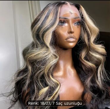 Təbii saçlar, pariklər: Parik, Təbii, Yeni — 11