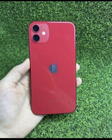 Apple iPhone: IPhone 11, Б/у, 256 ГБ, Красный, 77 %