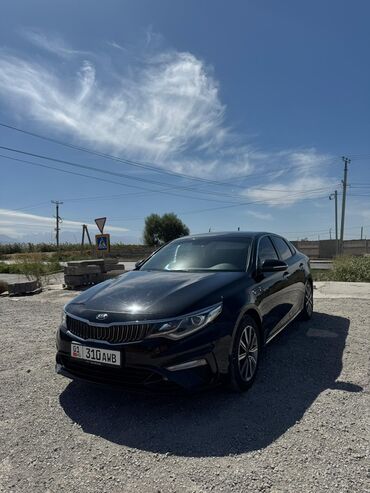 запчасти киа бишкек: Элегантный седан Kia Optima черного цвета, модель 2019 года, с