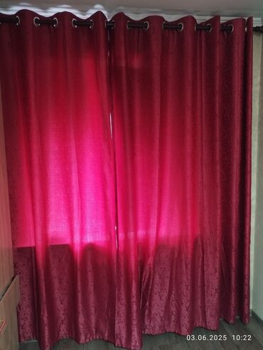 шторы и портьеры: Портьера, Полиэстер, Готовое изделие, Для спальни