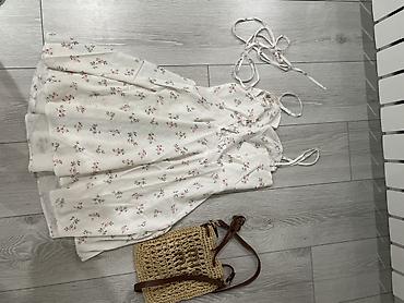летний сарафан: Повседневное платье, Made in KG, Лето, Короткая модель, Сарафан, L, XL, S — 4