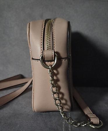exit denim: Bež ženska crossbody torbica sa štepom i zlatnim detaljima *Torbica — 3