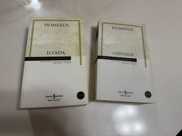 İki kitab set kimi 20 azn. Homerin əsərləridir. Yeni kimidir endirimli