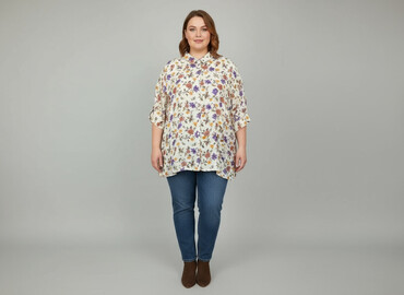 duże sukienki wizytowe: Gina, Women's blouse, size 9XL