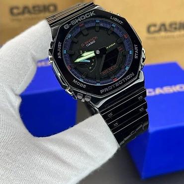 g shock az: Casio G‑SHOCK GA‑2100 seriyası qol saatları - Korpus: səkkizguşəli — 6