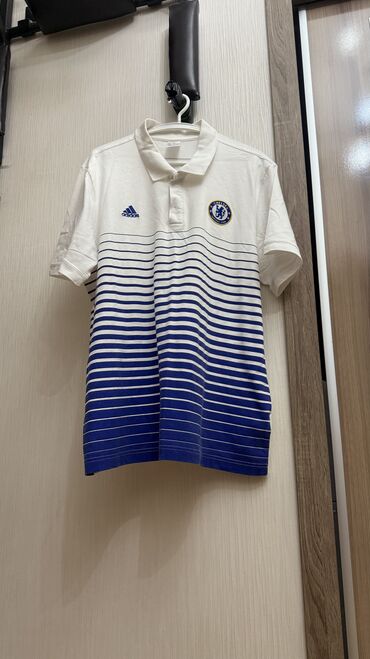 полузамок поло мужской: Мужская футболка, XL (EU 42), Adidas, Новый, цвет - Белый, Самовывоз