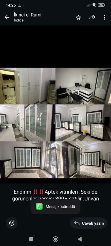 ПО для бизнеса: Endirim ‼️‼️Aptek vitrinleri .Sekilde gorunenler hamisi 800₼ satilir