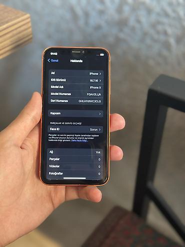 iphone 11 batareya: IPhone X, 64 GB, Narıncı, Face ID, Simsiz şarj — 2