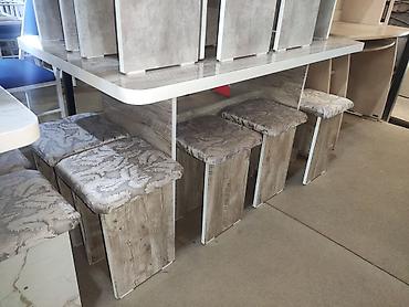 Кухонные столы и стулья: Кухонный стол и стул, Новый — 7