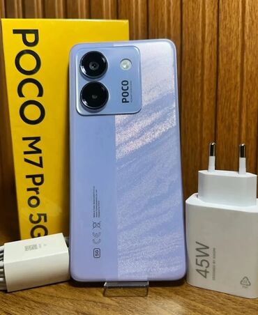 mi 9 t: Poco M7 Pro 5G, 256 GB, rəng - Bənövşəyi, Zəmanət, Kredit, Sensor