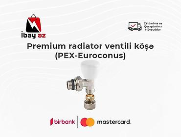 ventil: Premium radiator ventili köşə (PEX-Euroconus)PREMİUM radiator ventili — 1