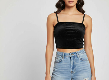 bluzki z błyszczącą nitką: Women`s top, size XS