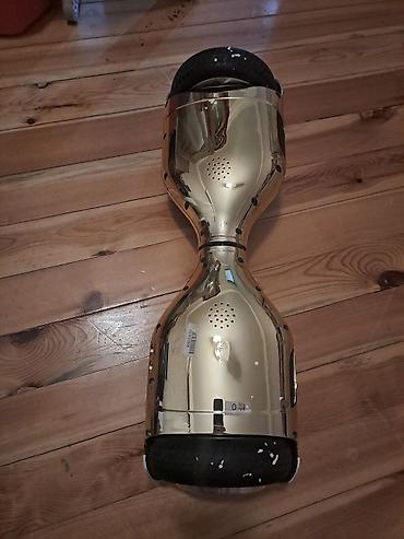 scooter satilir: Hovərbord (self-balance scooter) – 6.5 düym təkərli, parlaq qızılı — 2