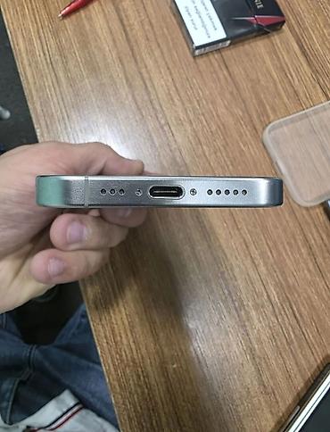 Apple iPhone: IPhone 15 Pro Max, 128 GB, Natural Titanium, Zəmanət, Face ID, Hissə-hissə ödəniş — 2