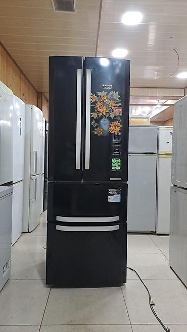 Mətbəx texnikası: Hotpoint Ariston French Door tipli soyuducu (Air Tech) - Rəng: qara — 4