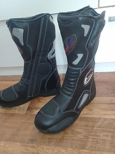 Čizme: Sportske moto čizme – visoki model - Materijal: kombinacija — 2