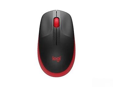 Kompjuterski miševi: Bežični miš Logitech (crno-crveni) - Ergonomski oblik za udobno na lalafo.rs — 2 Kompjuterski miševi: Bežični miš Logitech (crno-crveni) - Ergonomski oblik za udobno — 2