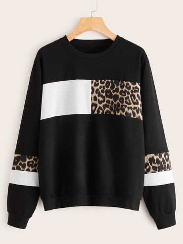 trenerke 3xl: L (EU 40), Leopard, krokodil, zebra, bоја - Šareno