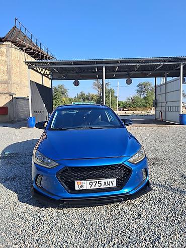 Другие автомобили: Синий Elantra с агрессивным обвесом - Кузов: 4‑дверный седан, яркий — 2