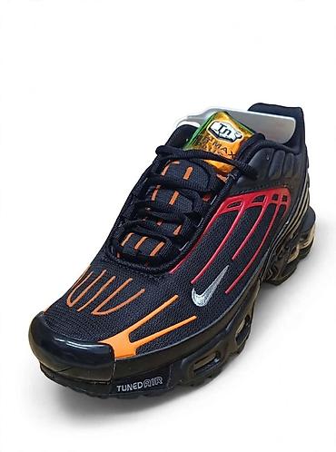 forma ideale backa palanka: Nike Air Max Plus (Tuned Air) patika – crna osnova sa narandžastim i — 1