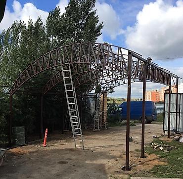 Металлические фермы: Металлические фермы и каркасы для навесов - Изготовление арочных и — 6