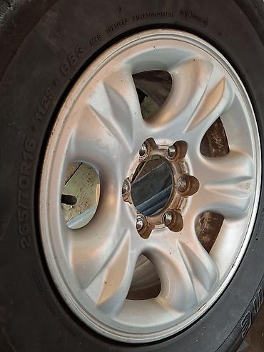 4runner: Литые Диски R 16 Toyota, Комплект, отверстий - 6, Б/у — 2