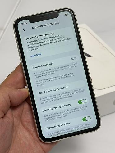 redmi note 11 e: IPhone 11, Б/у, 128 ГБ, Белый, Коробка, 100 % — 9