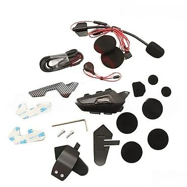 Slušalice: Bluetooth interkom za moto kacigu – model H9 Opis: - Bežični interkom — 4