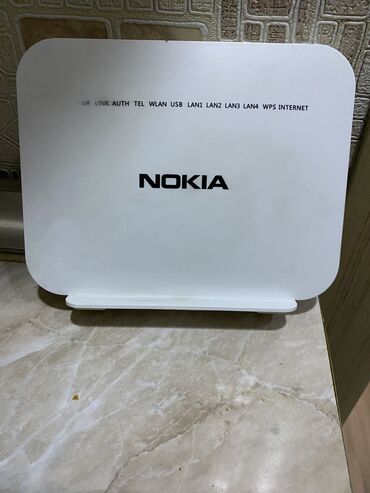Modemlər və şəbəkə avadanlıqları: Wi-Fi modem Nokia g-pon işlenmiş
