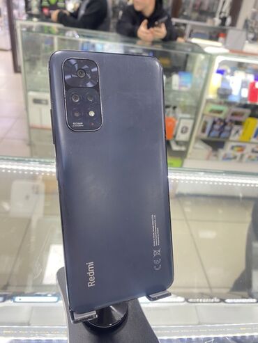redmi 11 note: Redmi, Redmi Note 11, Б/у, 128 ГБ, цвет - Черный, 2 SIM