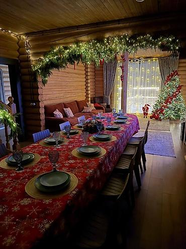 Посуточная аренда домов: Уютный деревянный дом для отдыха с большим общим пространством и — 7