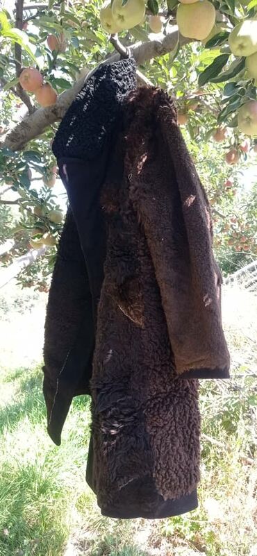 Другая мужская одежда: Тон сатылат каракуль жака койдун терисинен жазалган сырты калын — 5