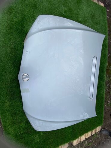 форсунки омывателя стекла: Капот BMW 2005 г., Б/у, цвет - Серебристый, Оригинал