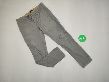 Spodnie, M (EU 38), stan - Dobry, wzór - Jednolity kolor, kolor - Szary
