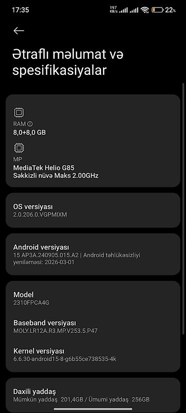 xiaomi pad: Xiaomi 256 GB, rəng - Qara, 
 İki sim kartlı, Face ID, Sensor — 5