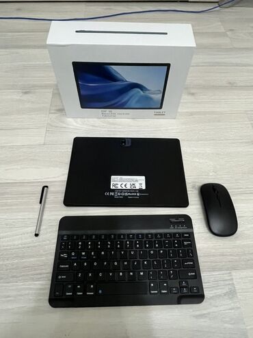 Планшеттер: Планшет, Samsung, эс тутум 128 ГБ, 10" - 11", 4G (LTE), Колдонулган, Классикалык түсү - Кара