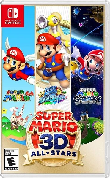 Oyun diskləri və kartricləri: Nintendo switch super Mario 3d all star