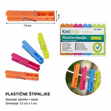 KMT Plastične štipaljke za veš 5406980 Praktične štipaljke za