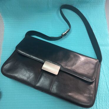 torbice crne: Elegant purse, Mona, Material: Leather