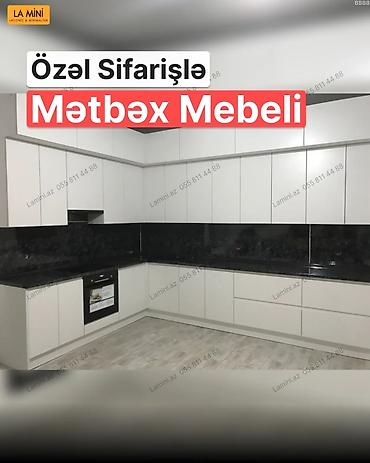 petlə: Özəl sifarişlə hazırlanmış müasir mətbəx mebeli - Minimalist dizayn — 1