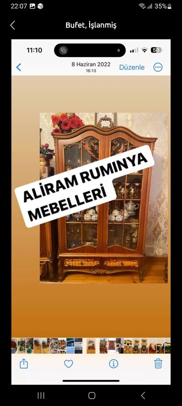 купим вашу мебель бу: Açılan, 2 qapılı Düz dolab, Bufet, Rumıniya