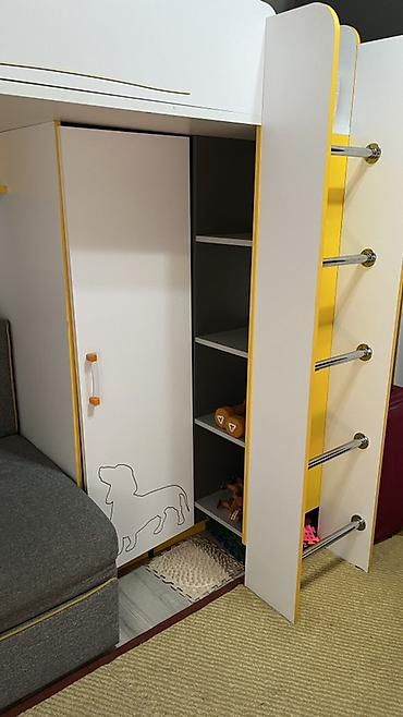 bunk bed: Детский модульный комплекс: кровать-чердак с рабочей/игровой зоной и — 3