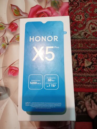 honur telefon: Honor X5, 64 ГБ, цвет - Черный, С документами