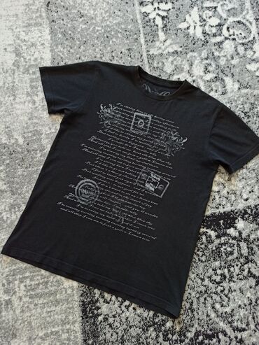pamucne majice novi sad: Men's T-shirt XL (EU 42), bоја - Crna