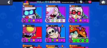 512: Игровой аккаунт Brawl Stars Основные характеристики: - Всего бойцов — 3