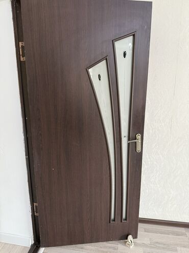 ешик жыгач: Жабык ички эшик, МДФ, Panel, түсү - Күрөң