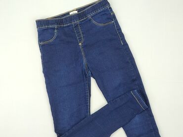 jeansy wide leg z wysokim stanem: Jeans, F&F, 11 years, 140/146, condition - Very good