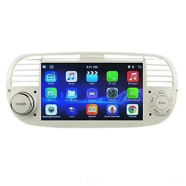 Audio oprema za auto: Android multimedija za Fiat 500 (ugrađeni panel sa belim okvirom i — 5